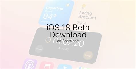 ios 18 beta download